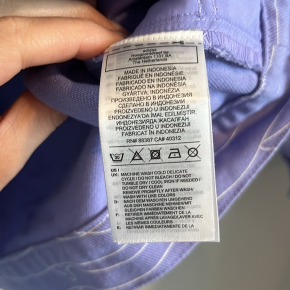 Adidas dolphin purple lilac denim jacket - Picture 4 of 6